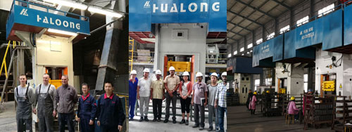 refractory brick press site
